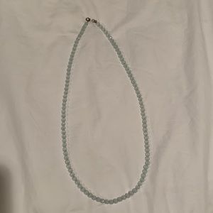 Aquamarine on sterling wire